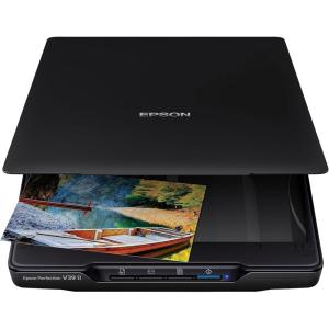 imageEpson  Perfection V39 II  Color Photo and Document Flatbed Scanner  4800 dpi Optical Resolution  HighRise Removable Lid  Scan to Cloud  USB Power  Image Scanning  BlackPerfection V39 II