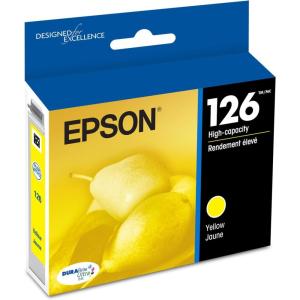 imageEpson 126 DURABrite Ultra Ink Magenta Cartridge for WF3520 WF3530 WF3540 WF520 WF545 WF630 WF633 WF635 WF645 WF7010 WF7510 WF7520 WF840 WF845 and Other Select ModelsYellow