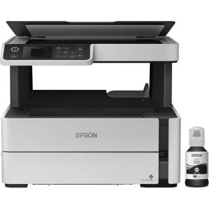 imageEpson EcoTank ETM2170 Wireless Monochrome AllinOne Supertank Printer with Ethernet PLUS 2 Years of Unlimited InkWhiteETM2170