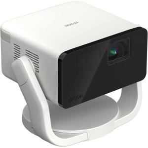 imageEpson EpiqVision Mini EF22 Portable Smart Laser Projector Bright 1000 Lumens FHD 1080p HDR 3Chip 3LCD Google TV Netflix Swivel Stand Stereo Speakers Outdoor BackyardHome Theater  BlueDiamond White
