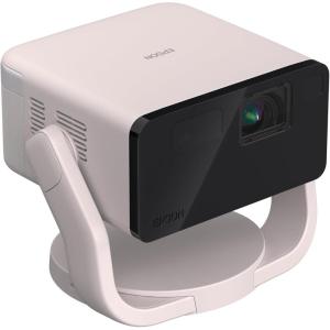 imageEpson EpiqVision Mini EF22 Portable Smart Laser Projector Bright 1000 Lumens FHD 1080p HDR 3Chip 3LCD Google TV Netflix Swivel Stand Stereo Speakers Outdoor BackyardHome Theater  BlueQuartz Rose