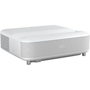 imageEpson EpiqVision Ultra LS650 Ultra Short Throw 3Chip 3LCD Smart Streaming Laser Projector 4K PROUHD HDR 3600 Lumens up to 120quot Epson Setting Assistant Android TV Sound by Yamaha  White