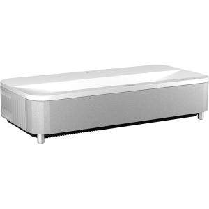 imageEpson EpiqVision Ultra LS800 Ultra Short Throw 3Chip 3LCD Smart Streaming Laser Projector 4000 Lumens 4K PROUHD HDR 150quot Class Android TV 21ch Yamaha Builtin Speakers  White Renewed