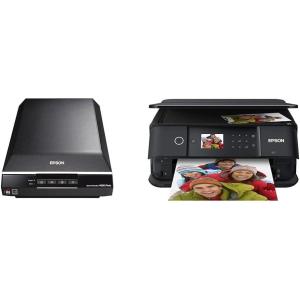 imageEpson Perfection V600 Color Photo Image Film Negative ampamp Document Scanner RenewedScanner  XP6100 Printer