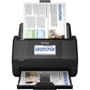 imageEpson Workforce ES580W Wireless Color Duplex Desktop Document Scanner for PC and Mac with 100sheet Auto Document Feeder ADF and Intuitive 43quot Touchscreen