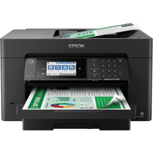 imageEpson Workforce Pro WF7820 Wireless AllinOne WideFormat Printer with Auto 2Sided Print 13quot x 19quot Copy Scan ampamp Fax 50Page ADF 250sheet Paper Capacity Works with Alexa Large BlackWF7820