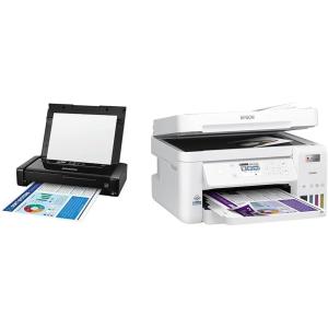 imageEpson Workforce WF110 Wireless Color Mobile PrinterWhite SmallBlackERRORREF