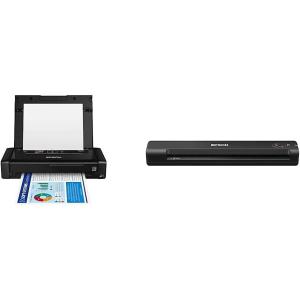 imageEpson Workforce WF110 Wireless Color Mobile PrinterWhite SmallBlackPrinter  Scanner  ES50