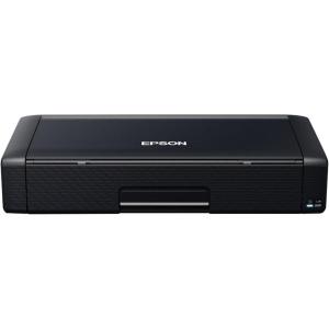 imageEpson Workforce WF110 Wireless Color Mobile PrinterWhite SmallBlackPrinter