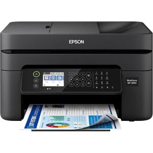 imageEpson Workforce WF2960 Wireless AllinOne Printer with Scan Copy Fax Auto Document Feeder Automatic 2Sided Printing 24quot Touchscreen Display 150Sheet Paper Tray and EthernetBlackPrinter