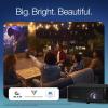 imageEpson Lifestudio Pop Plus 4K PROUHD Personal Lifestyle Projector 700 Lumens of Color and White Brightness Sound by Bose Google TV 3Chip 3LCD Triple Core Engine Projection Studio App  Black