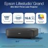 imageEpson Lifestudio Grand Ultra Short Throw Laser Projector 4K PROUHD Sound by Bose Technology and Epson Studio App BuiltIn Google TV for Easy Streaming Plus 3Chip 3LCD Technology  WhiteBlack