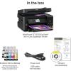 imageEpson Workforce ET3750 EcoTank Wireless Color AllinOne Supertank Printer with Scanner Copier and Ethernet Renewed BlackCyanMagenta and Yellow 148quot x 137quot x 91quot