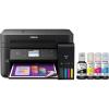 imageEpson Workforce ET3750 EcoTank Wireless Color AllinOne Supertank Printer with Scanner Copier and Ethernet Renewed BlackCyanMagenta and Yellow 148quot x 137quot x 91quot