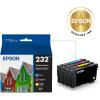 imageEPSON 232 Claria Ink Standard Capacity Black ampamp Color Cartridge Combo Pack T232120BCS Works with WorkForce WF2930 WF2950 Expression XP4200 XP4205Ink Cartridge