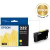 imageEPSON 232 Claria Ink Standard Capacity Yellow Cartridge T232420S Works with WorkForce WF2930 WF2950 Expression XP4200 XP42051 Count Pack of 1