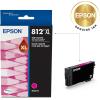 imageEPSON 812 DURABrite Ultra Ink High Capacity Magenta Cartridge T812XL320S Works with WorkForce Pro WF7310 WF7820 WF7840 WorkForce ECC7000Ink