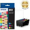 imageEPSON 812 DURABrite Ultra Ink Standard Capacity Color Combo Pack T812520S Works with WorkForce Pro WF7310 WF7820 WF7840 WorkForce ECC7000Ink