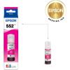 imageEpson 552 EcoTank Ink Ultrahigh Capacity Bottle Magenta T552320S Works with EcoTank Photo ET8500 ET85501 Count Pack of 1