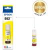 imageEpson 552 EcoTank Ink Ultrahigh Capacity Bottle Yellow T552420S Works with EcoTank Photo ET8500 ET85501 Count Pack of 1