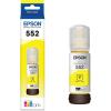 imageEpson 552 EcoTank Ink Ultrahigh Capacity Bottle Yellow T552420S Works with EcoTank Photo ET8500 ET85501 Count Pack of 2