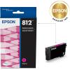 imageEpson 812 DURABrite Ultra Ink Standard Capacity Magenta Cartridge T812320S Works with Workforce Pro WF7310 WF7820 WF7840 Workforce ECC70001 Count Pack of 1