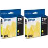 imageEPSON 232 Claria Ink Standard Capacity Yellow Cartridge T232420S Works with WorkForce WF2930 WF2950 Expression XP4200 XP42051 Count Pack of 2