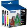 imageEpson 232 Claria Ink Standard Capacity Color Combo Pack T232520S Works with Workforce WF2930 WF2950 Expression XP4200 XP4205Standard Capacity