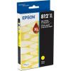 imageEpson 812 DURABrite Ultra Ink High Capacity Yellow Cartridge T812XL420S Works with Workforce Pro WF7310 WF7820 WF7840 Workforce ECC7000