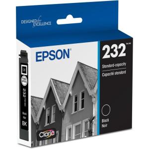 imageEPSON 232 Claria Ink Standard Capacity Black Cartridge T232120S Works with WorkForce WF2930 WF2950 Expression XP4200 XP4205INKJET