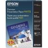 imageEpson S041468 Borderless Matte Paper Bright White 11 In X 14 In11 In X 14 In Pack of 10