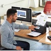 image:imageEpson Workforce ES590W Wireless amp USB HighSpeed AI amp Cloud Ready Desktop Color Duplex Document Scanner for Mac amp PC up to 45 ppm Large 43 Color Touchscreen 100Page Auto Document FeederES580W