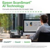 image:imageEpson Workforce ES590W Wireless amp USB HighSpeed AI amp Cloud Ready Desktop Color Duplex Document Scanner for Mac amp PC up to 45 ppm Large 43 Color Touchscreen 100Page Auto Document FeederES590W