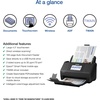image:imageEpson Workforce ES590W Wireless amp USB HighSpeed AI amp Cloud Ready Desktop Color Duplex Document Scanner for Mac amp PC up to 45 ppm Large 43 Color Touchscreen 100Page Auto Document FeederES580W