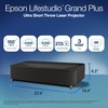 image:imageEpson Lifestudio Grand Plus Ultra Short Throw Laser Projector 4000 Lumens of Color and White Brightness 4K Display Technology Sound by Bose and BuiltIn Google TV 3Chip 3LCD Technology  BlackBlack